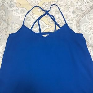 Abercrombie cobalt racer back shirt